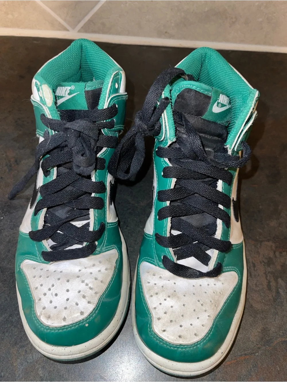 Nike Dunk High 'Celtics' Sneaker Shoes Kids